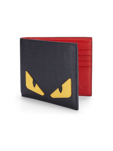 fendi monster wallet red